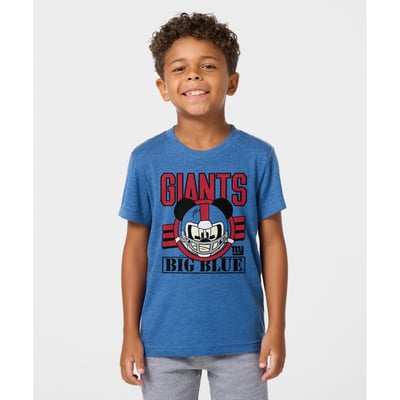 New York Giants x Mickey Mouse Homage Toddler Tri-Blend T-Shirt - Royal