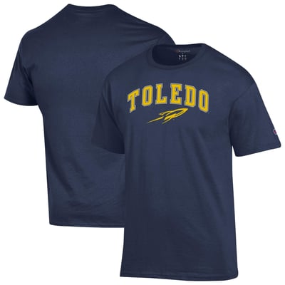 Toledo Rockets Champion Arch Logo T-Shirt - Navy