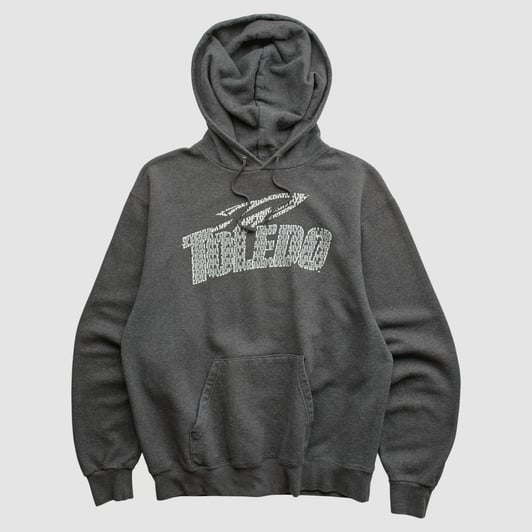 Toledo Rockets Champion 2000s Hooded Pullover Sweatshirt - Charcoal - S by Fanatics Real Vintage