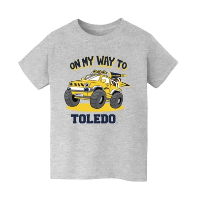 Toledo Rockets Vive La Fete Youth On My Way T-Shirt - Gray