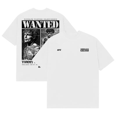 Tommy McMillen UFC Wanted T-Shirt - White