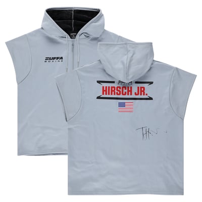 Tony Hirsch Zuffa Boxing 05 Autographed Fanatics Authentic Event-Worn Walkout Hoodie