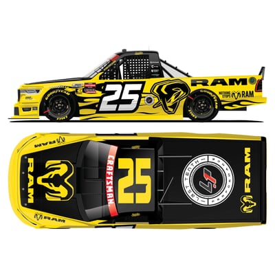 Tony Stewart Action Racing 2026 #25 Ram Trucks NASCAR Craftsman Truck Series 1:24 Regular Paint Die-Cast Ram 1500