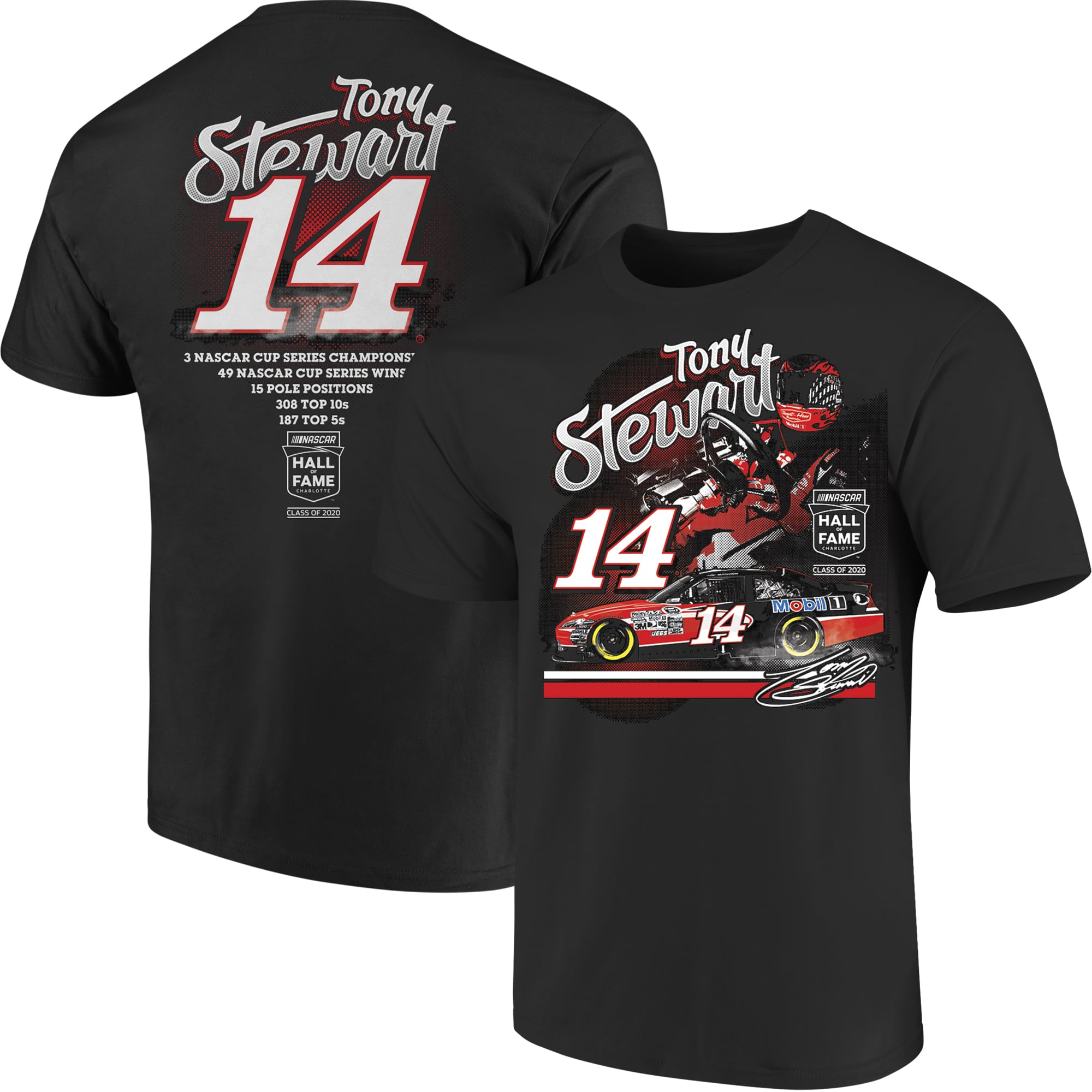 Tony Stewart NASCAR Hall of Fame Class of 2020 Inductee T-Shirt - Navy