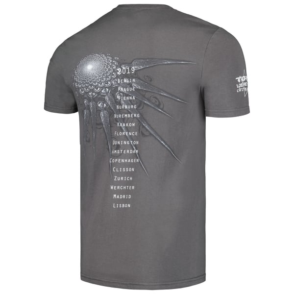 Tool Unisex Spectre Spike T-Shirt - Charcoal