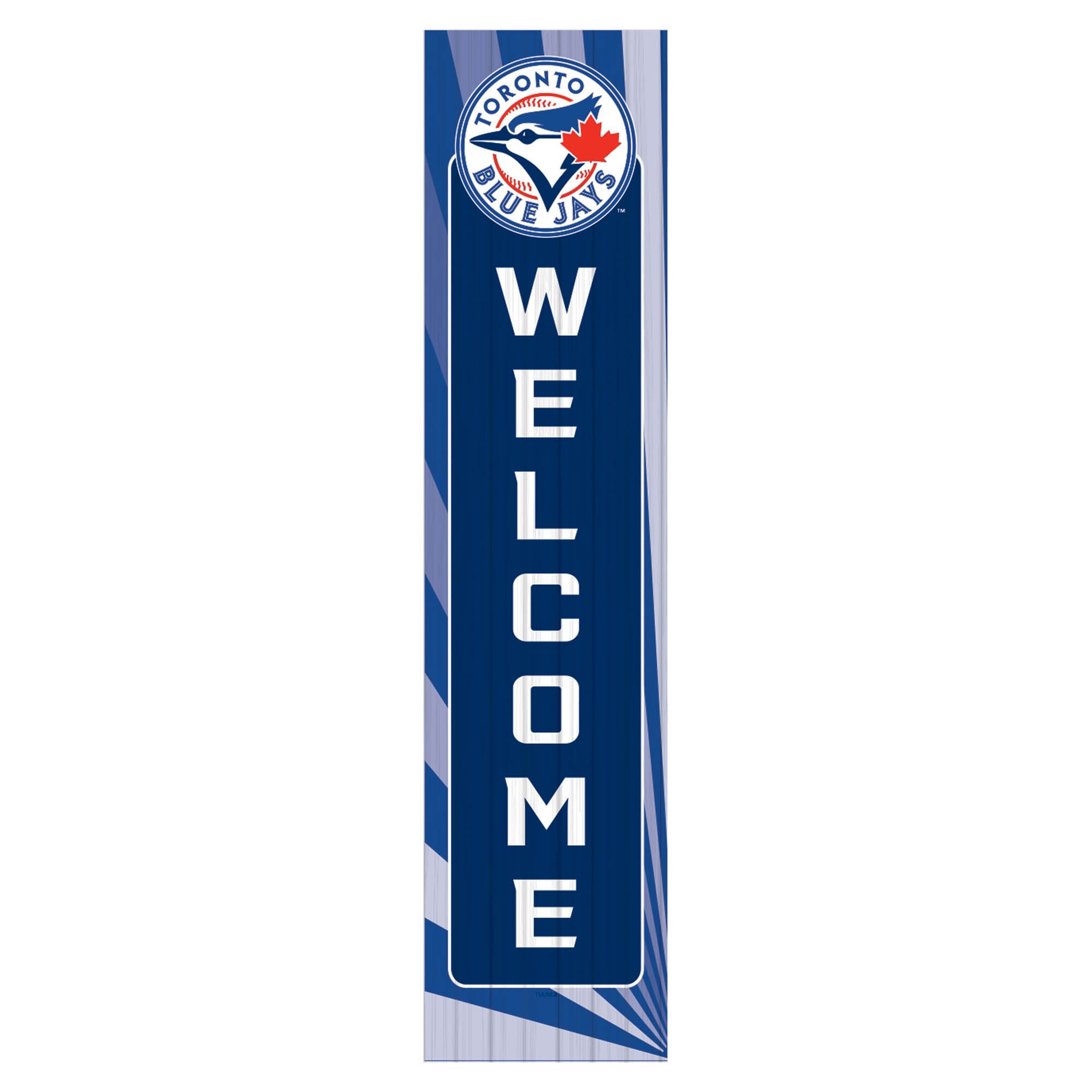 Toronto Blue Jays 47" Color Waves Porch Leaner Welcome Wall Sign