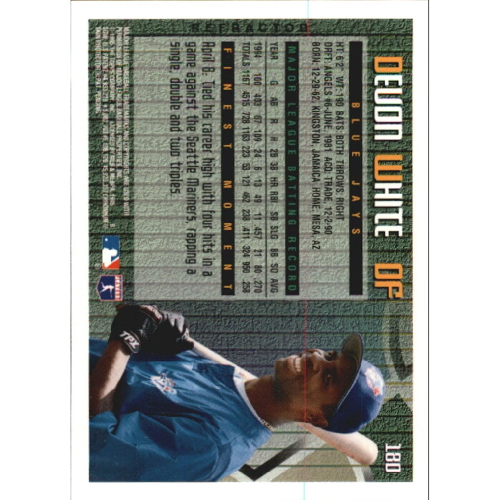 1995 Finest Refractors #180 Devon White