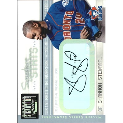 2001 Donruss Signature Series Stats Masters Series #46 Shannon Stewart