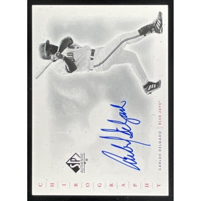 2001 SP Authentic Chirography #CD Carlos Delgado Autograph Auto
