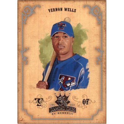 2004 Diamond Kings Silver #28 Vernon Wells