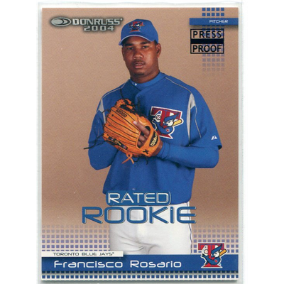 2004 Donruss Press Proofs Black #46 Francisco Rosario RR