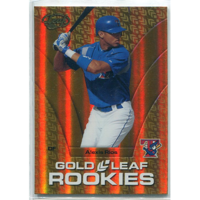 2004 Leaf Mirror Gold Rookies #5 Alexis Rios