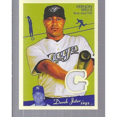 2008 Upper Deck Goudey Memorabilia #VW Vernon Wells