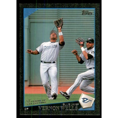 2009 Topps Black #595 Vernon Wells