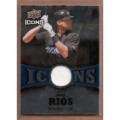 2009 Upper Deck Icons Icons Jerseys #AR Alex Rios