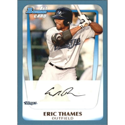 2011 Bowman Prospects Blue #BP102 Eric Thames