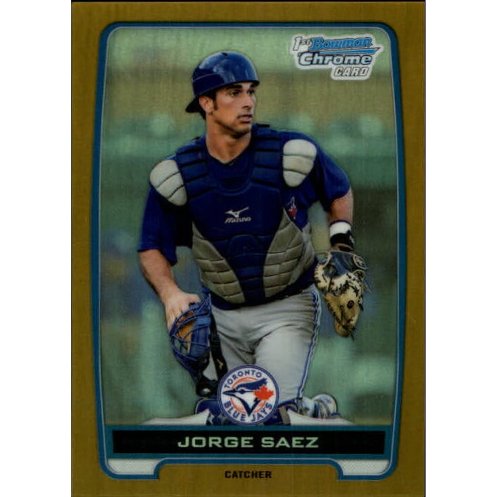 2012 Bowman Chrome Draft Draft Picks Gold Refractors #BDPP132 Jorge Saez