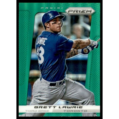 2013 Panini Prizm Prizms Green #98 Brett Lawrie