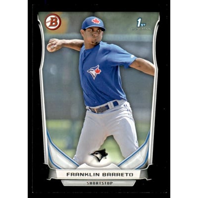 2014 Bowman Prospects Black #BP87 Franklin Barreto