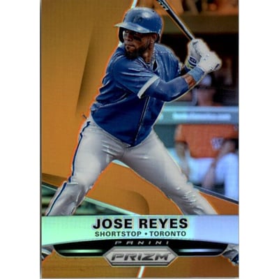 2015 Panini Prizm Prizms Orange #96 Jose Reyes