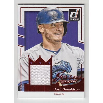 2016 Donruss Jersey Kings Red #JKJD Josh Donaldson/199