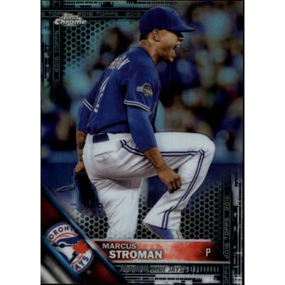 2016 Topps Chrome Black Refractors #111 Marcus Stroman