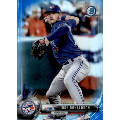 2017 Bowman Chrome Blue Refractors #51 Josh Donaldson