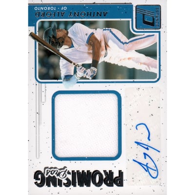 2017 Donruss Promising Pros Materials Signatures #PPMSAA Anthony Alford