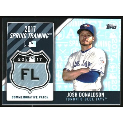 2017 Topps Spring Training Logo Patch #MLBSTJD Josh Donaldson