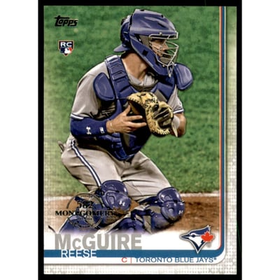 2019 Topps Factory Set 582 Montgomery #442 Reese McGuire