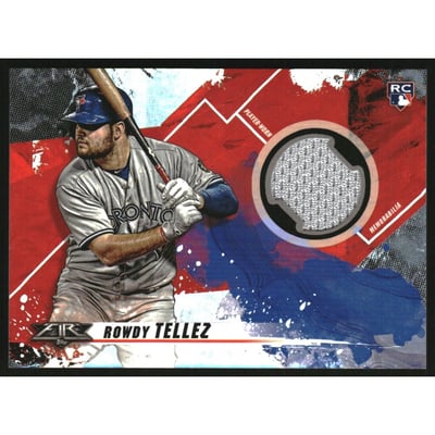 2019 Topps Fire Relics #FRRT Rowdy Tellez