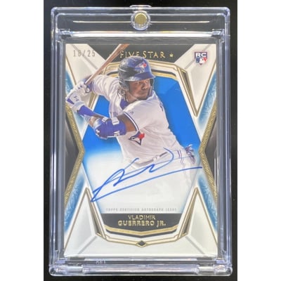 2019 Topps Five Star Blue #FSA-VGJ Vladimir Guerrero Jr. RC Auto /25