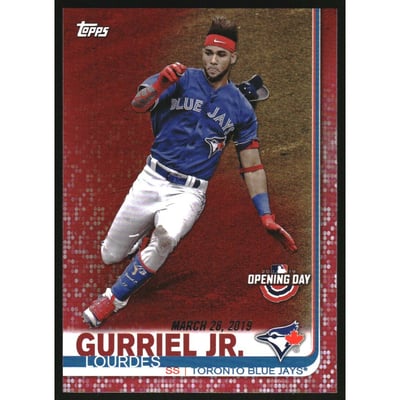 2019 Topps Opening Day Red Foil #130 Lourdes Gurriel Jr.