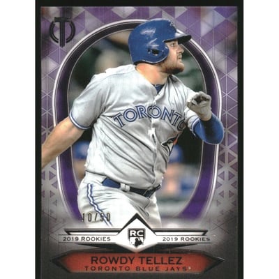 2019 Topps Tribute '19 Rookies Purple #19R2 Rowdy Tellez