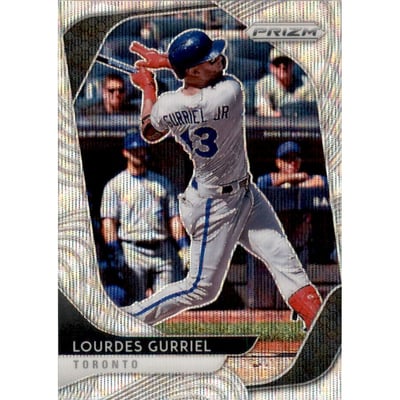 2020 Panini Prizm Prizms Blue Wave #24 Lourdes Gurriel