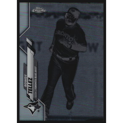 2020 Topps Chrome Negative Refractors #141 Rowdy Tellez