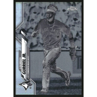 2020 Topps Chrome Negative Refractors #167 Lourdes Gurriel Jr.