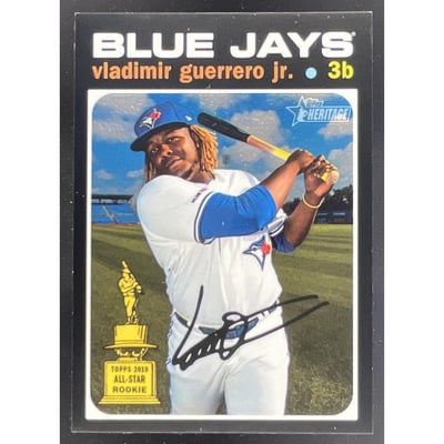 2020 Topps Heritage Chrome #THC-414 Vladimir Guerrero Jr./999