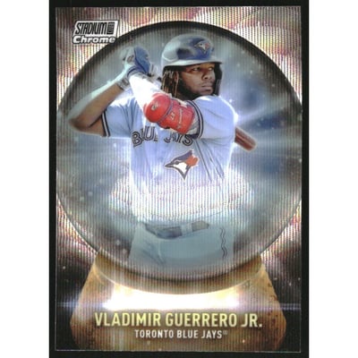 2021 Stadium Club Chrome Crystal Ball Wave Refractors #CB4 Vladimir Guerrero Jr.