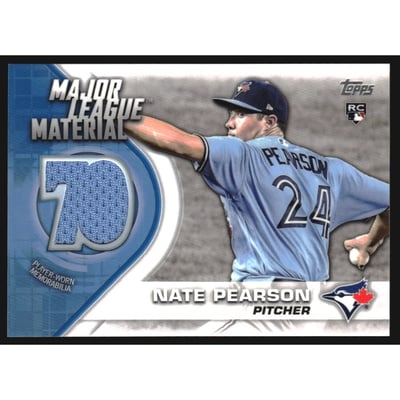 2021 Topps Update Major League Materials #MLMNP Nate Pearson
