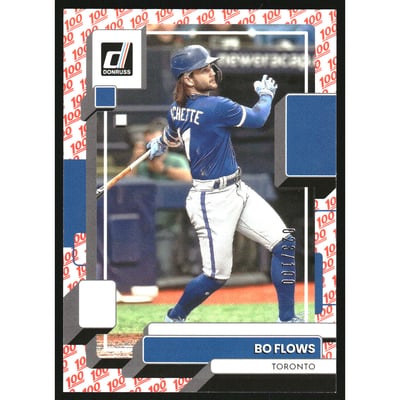 2022 Donruss Variations One Hundred #170 Bo Bichette