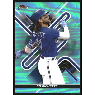 2022 Finest Aqua Refractors #95 Bo Bichette