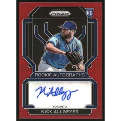 2022 Panini Prizm Rookie Autographs Prizms Red #94 Nick Allgeyer