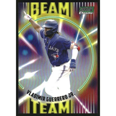 2022 Stadium Club Chrome Beam Team Green Refractors #BT15 Vladimir Guerrero Jr.