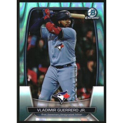 2023 Bowman Chrome Aqua RayWave Refractors #19 Vladimir Guerrero Jr.