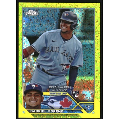 2023 Topps Chrome Update Yellow Mini-Diamond Refractors #USC168 Gabriel Moreno