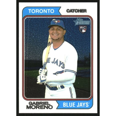 2023 Topps Heritage Chrome #355 Gabriel Moreno