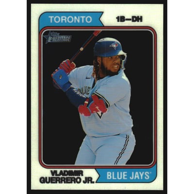 2023 Topps Heritage Chrome #460 Vladimir Guerrero Jr.