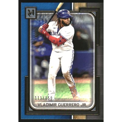 2023 Topps Museum Collection Sapphire #99 Vladimir Guerrero Jr.