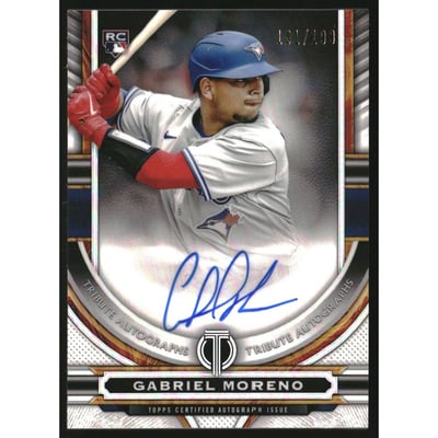 2023 Topps Tribute Autographs #TAGMO Gabriel Moreno/199